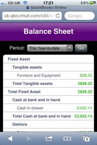 Balance Sheet by QuickBooks App