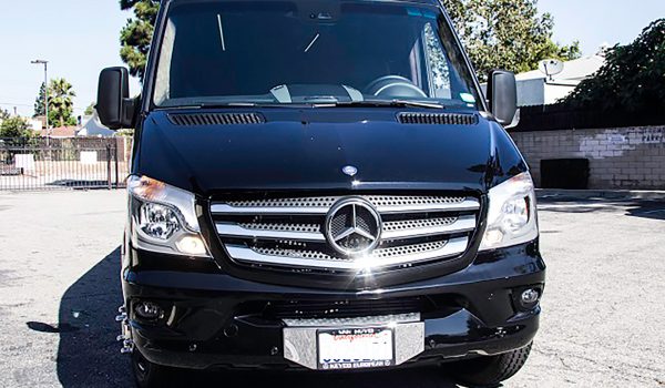 18 passenger mercedes benz sprinter van grill 1